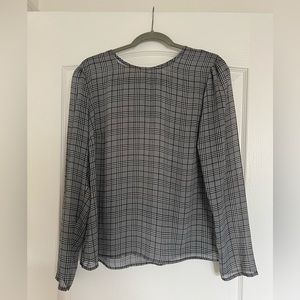 A new day plaid blouse